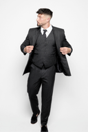 003 Black Pinstripe Jacket