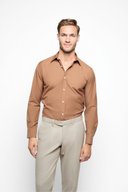 Bespoke Fit Monaco Brown Shirt