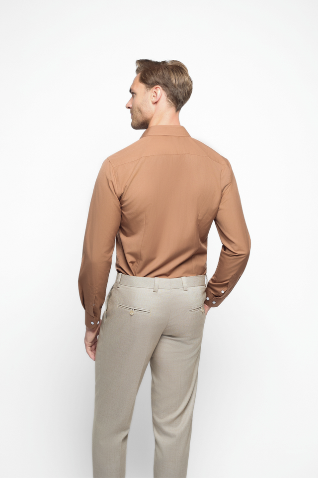 The Bespoke Fit Monaco Brown Shirt