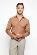 Bespoke Fit Monaco Brown Shirt