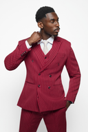 008 Rouge Pinstripe Jacket