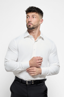 Bespoke Fit Striped White Shirt