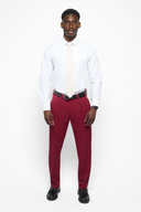 008 Rouge Pinstripe Trousers