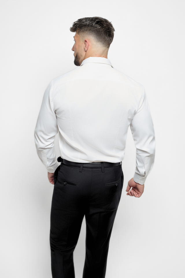 The Bespoke Fit Striped White Shirt