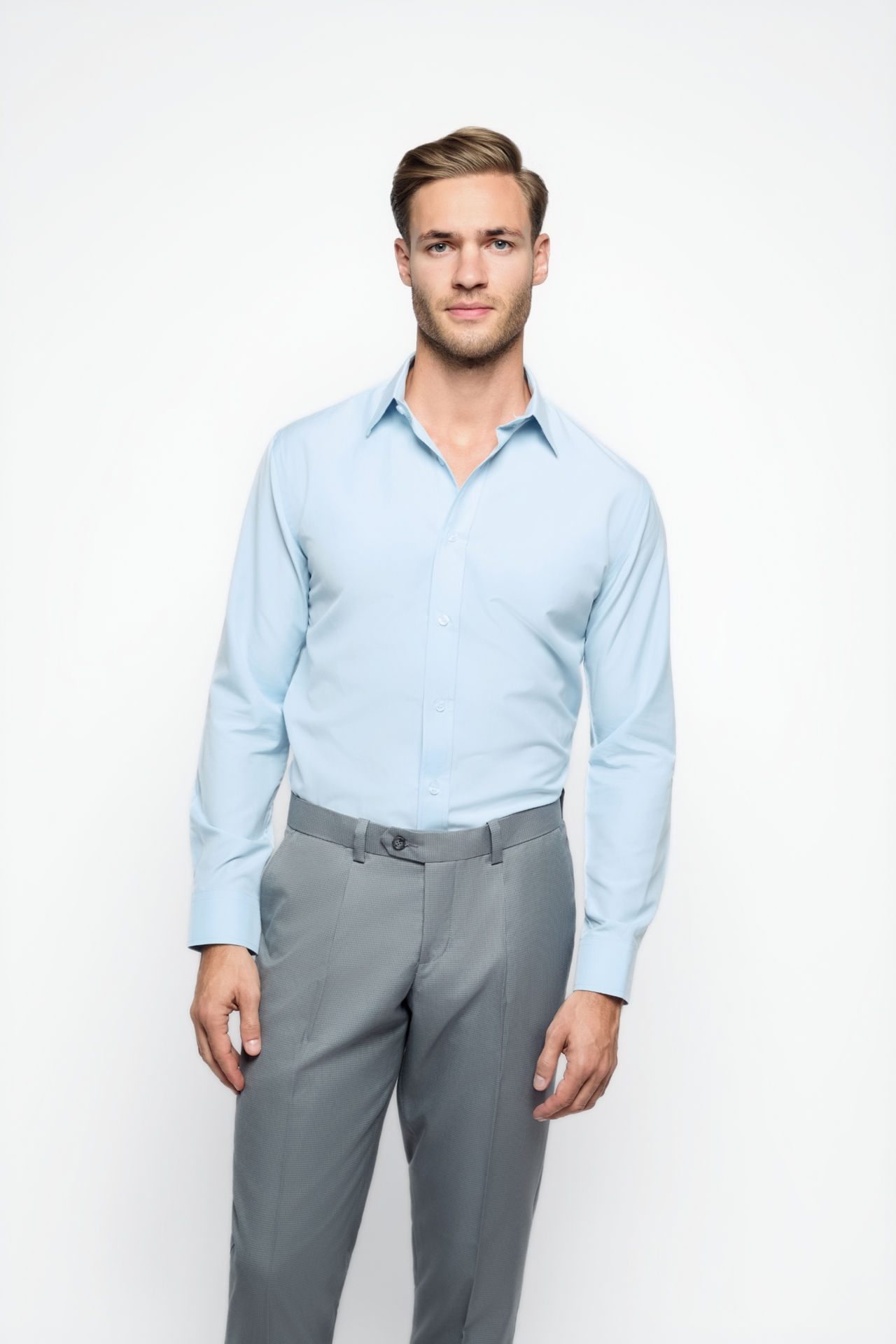 The Bespoke Fit Ocean Blue Shirt