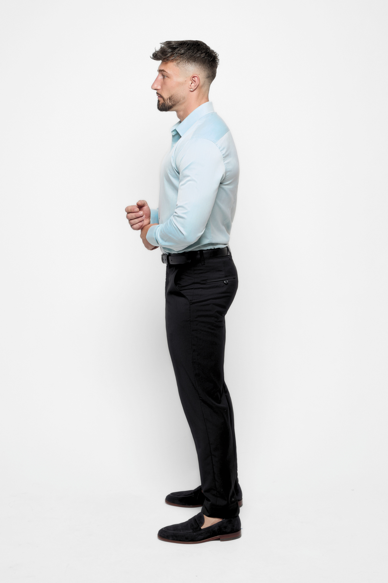 The Bespoke Fit Ice Blue Shirt