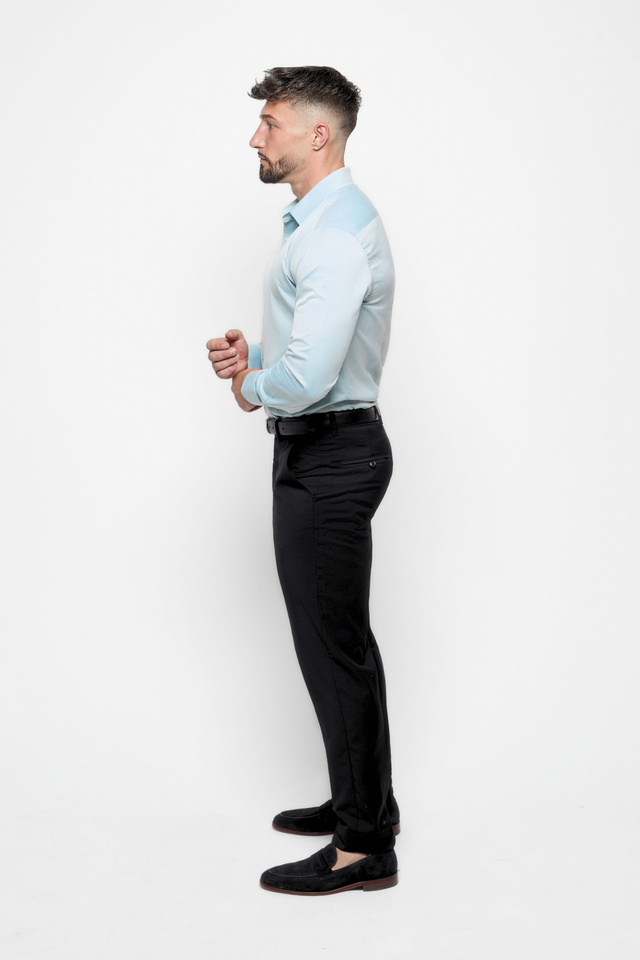 The Bespoke Fit Ice Blue Shirt