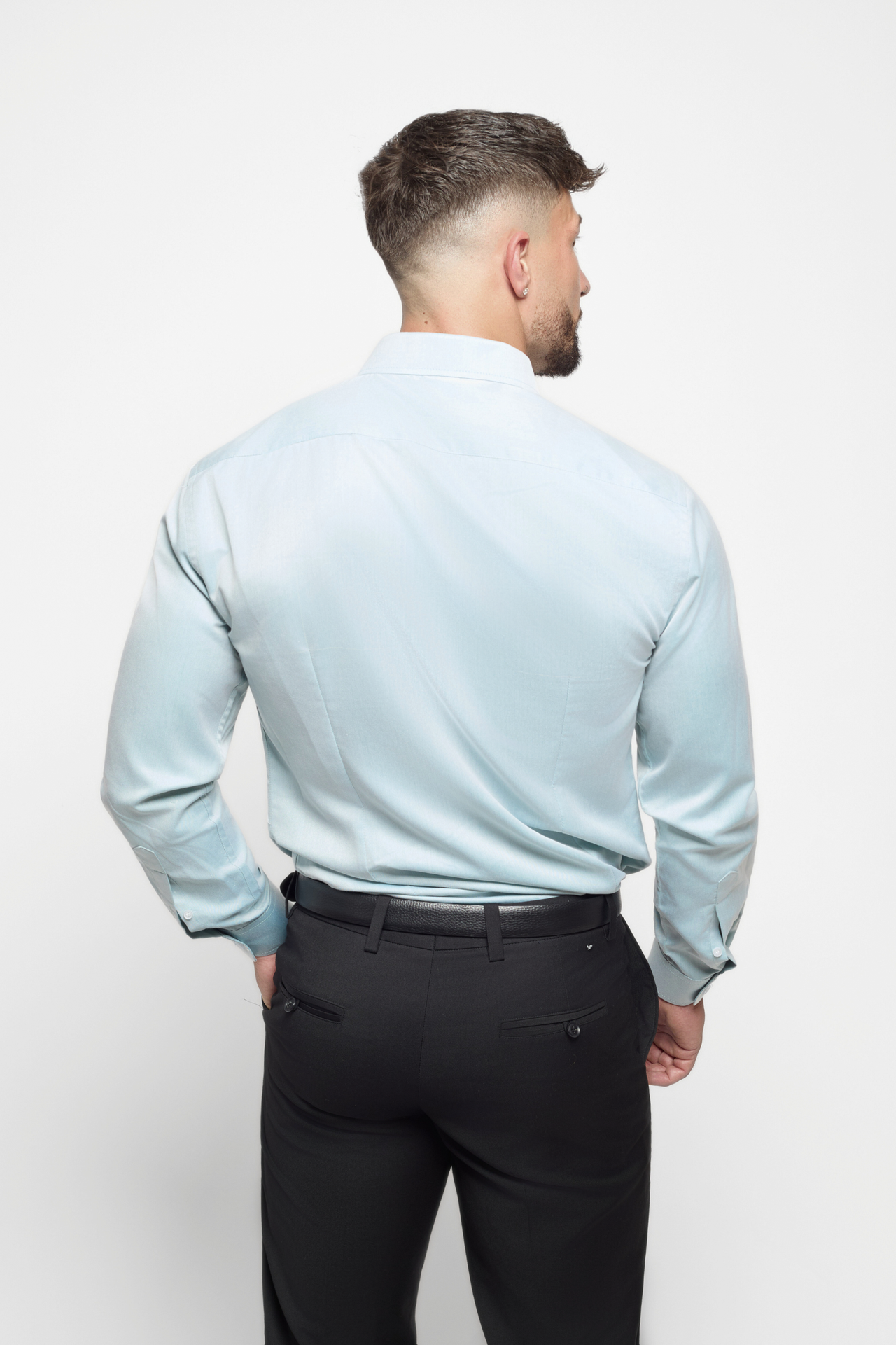 The Bespoke Fit Ice Blue Shirt