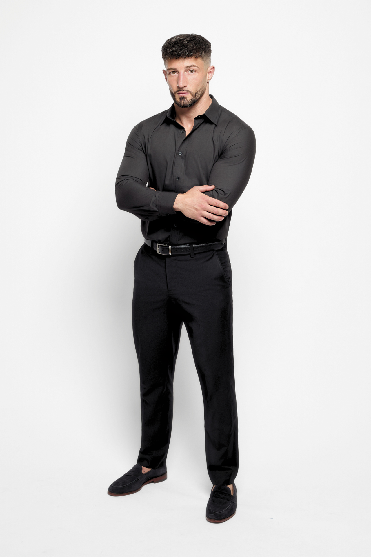 The Bespoke Fit Black Noir Shirt