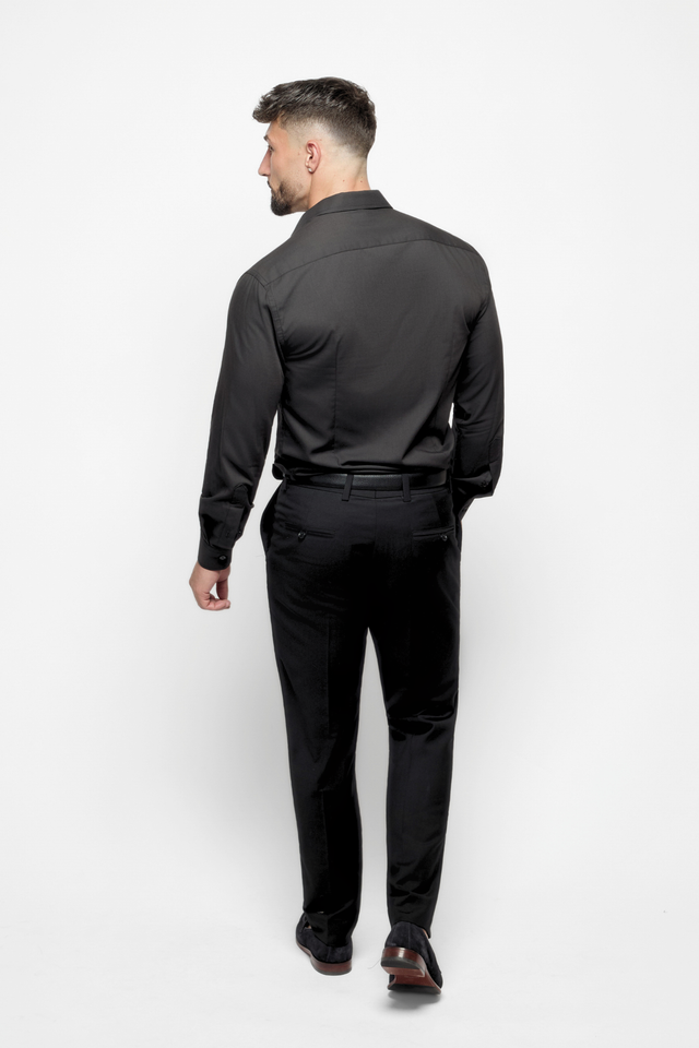 The Bespoke Fit Black Noir Shirt