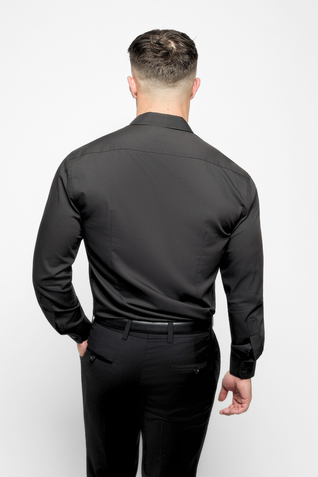 The Bespoke Fit Black Noir Shirt