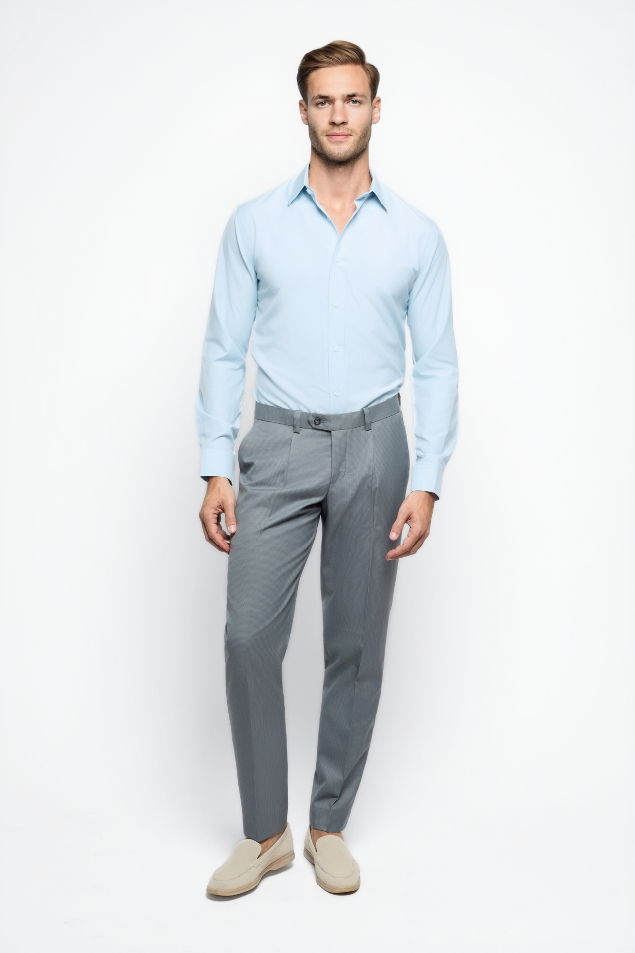 The Bespoke Fit Ocean Blue Shirt