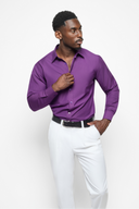 Bespoke Fit Deep Purple Shirt