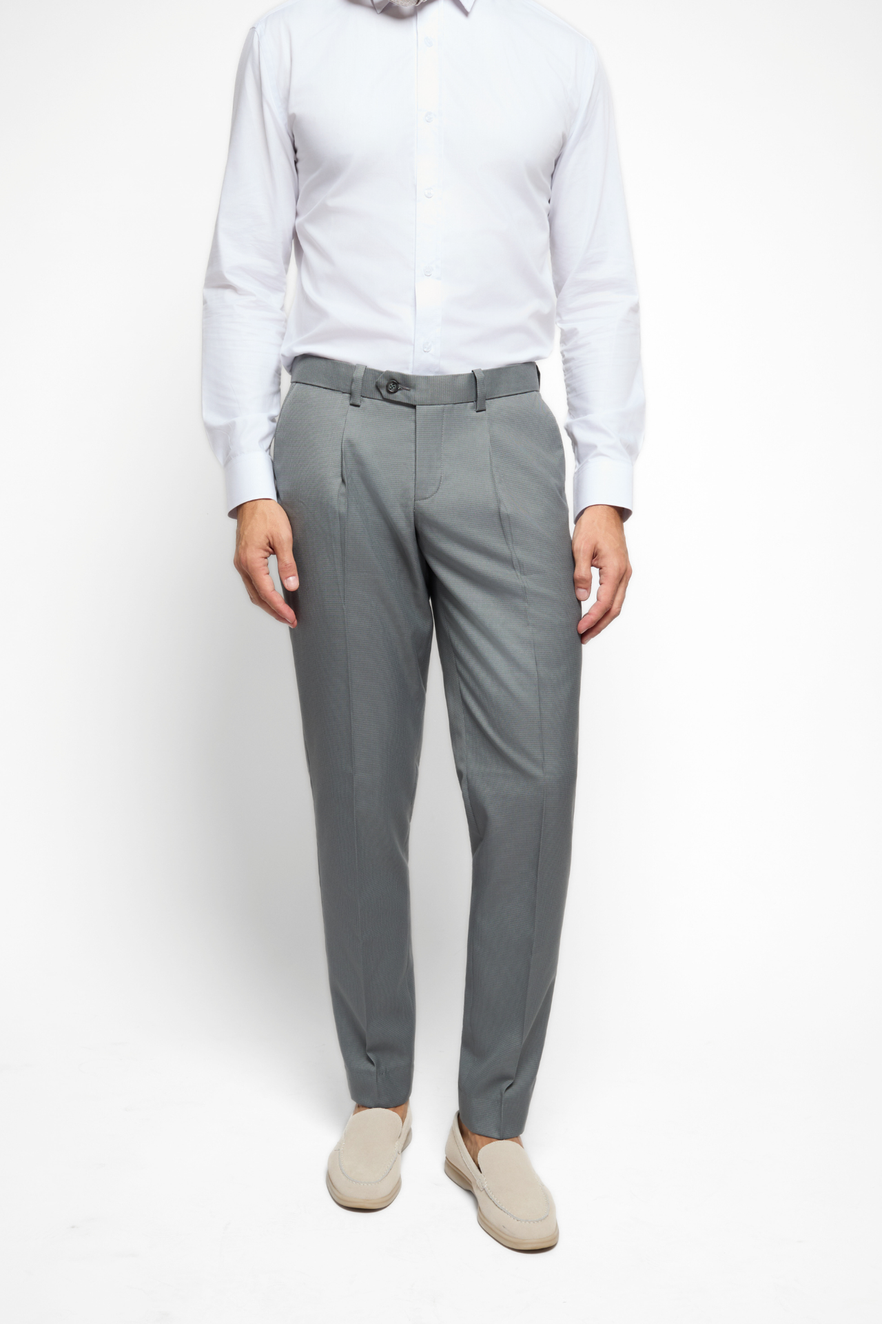 The Bespoke Oxford Grey Trousers