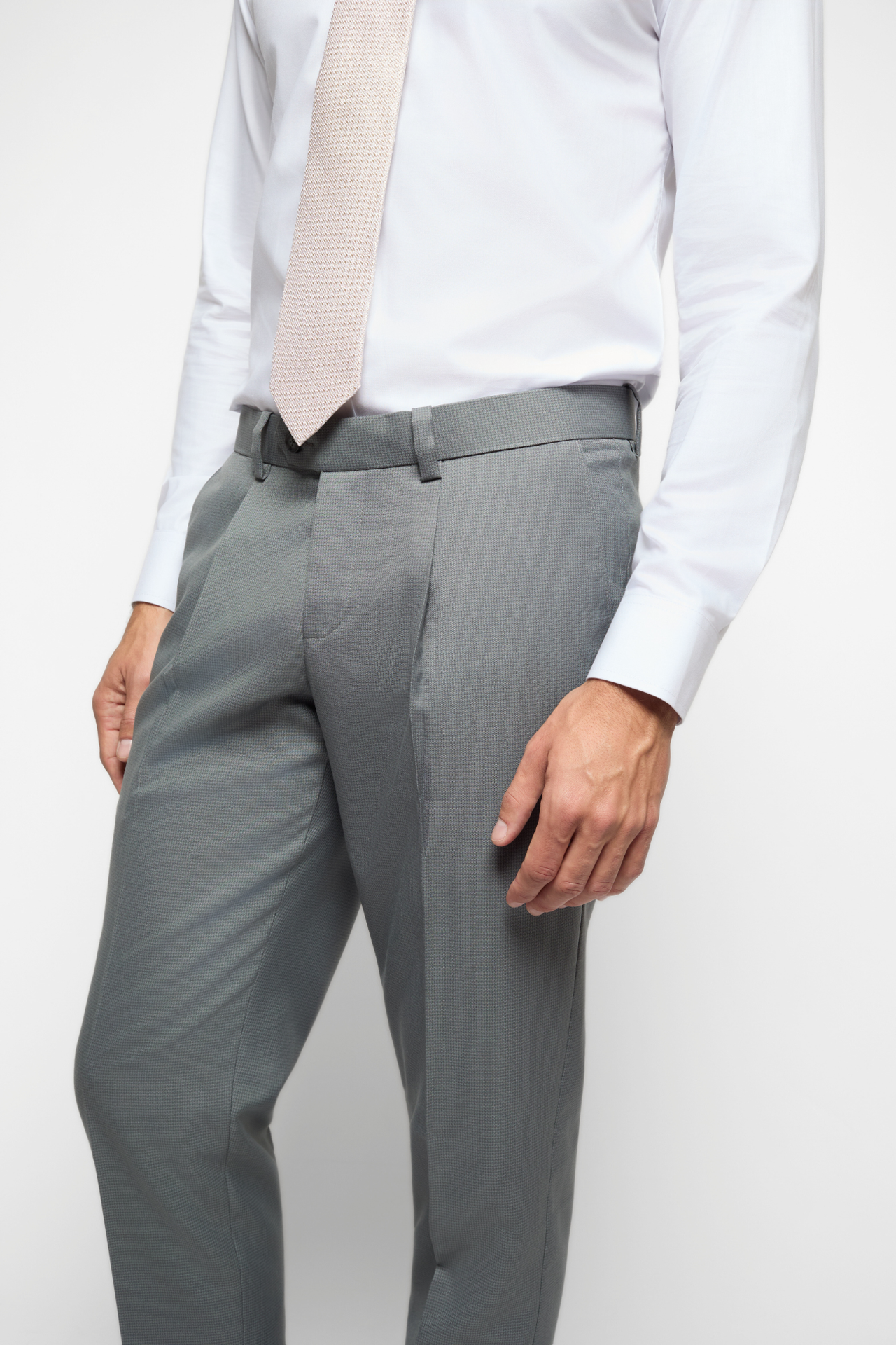 The Bespoke Oxford Grey Trousers