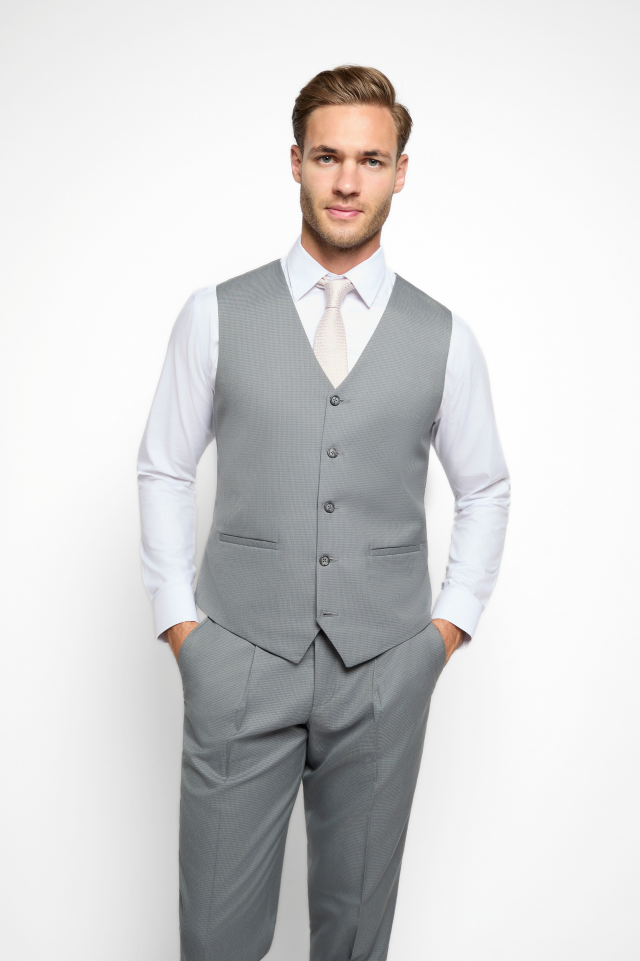 The Bespoke Oxford Grey Suit