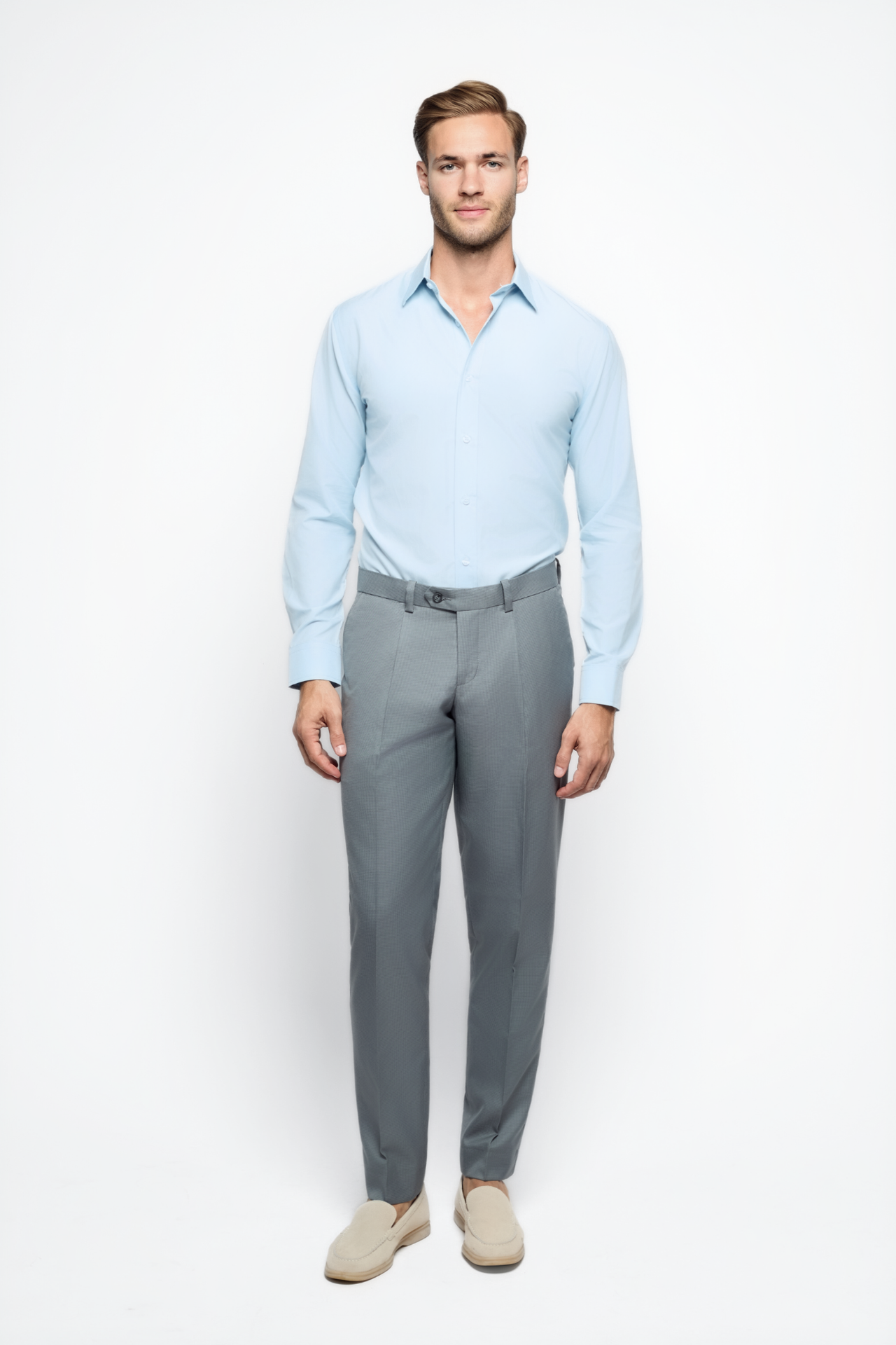 The Bespoke Oxford Grey Trousers